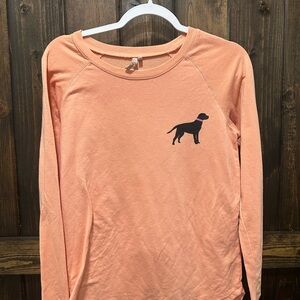 Red Camel Orange and Black Dog Silhouette Shirt